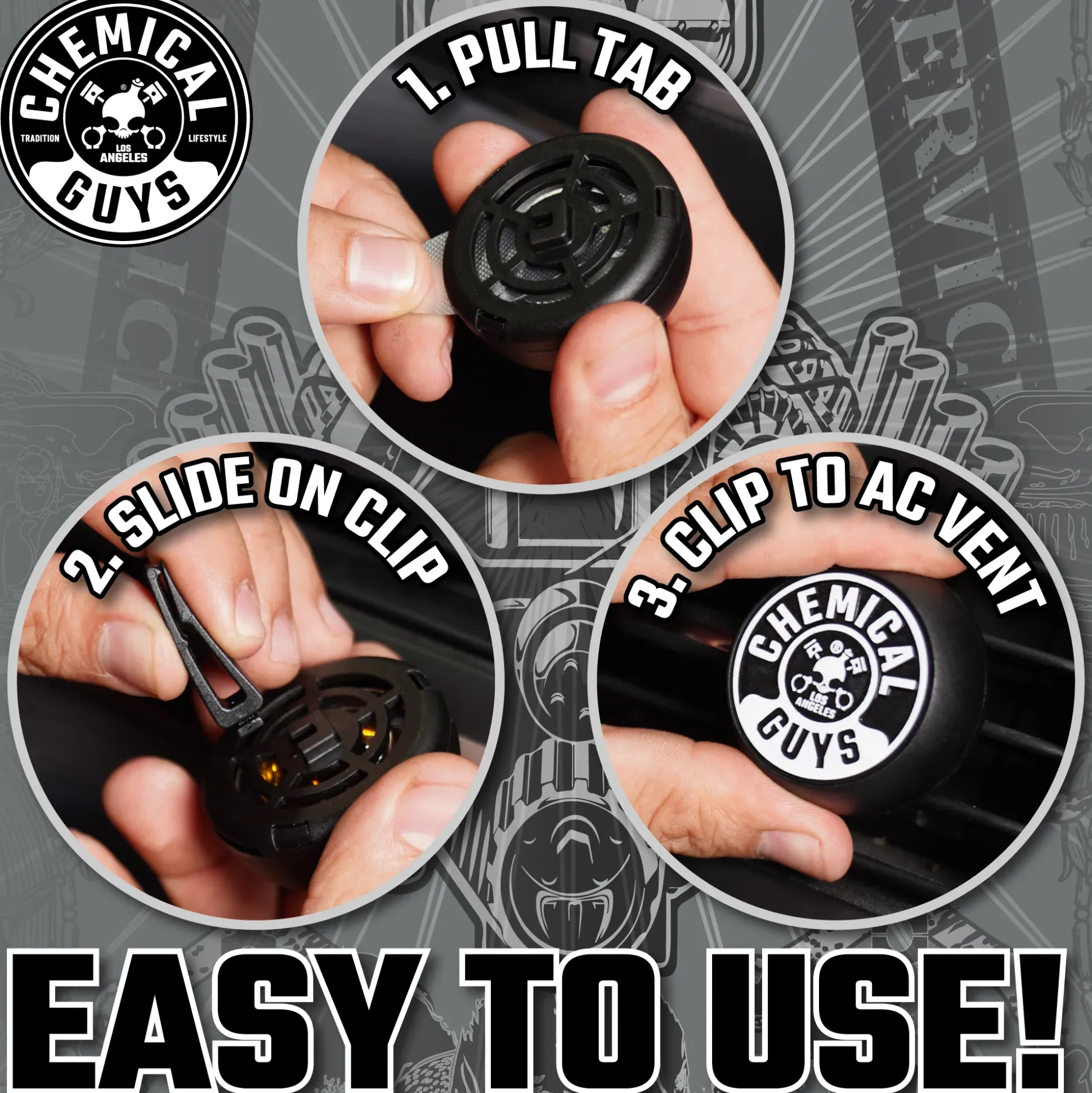 Black Frost Vent Clip Air Freshener