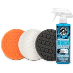 Buffing Pad Sampler Kit w/Polishing Pad Cleaner