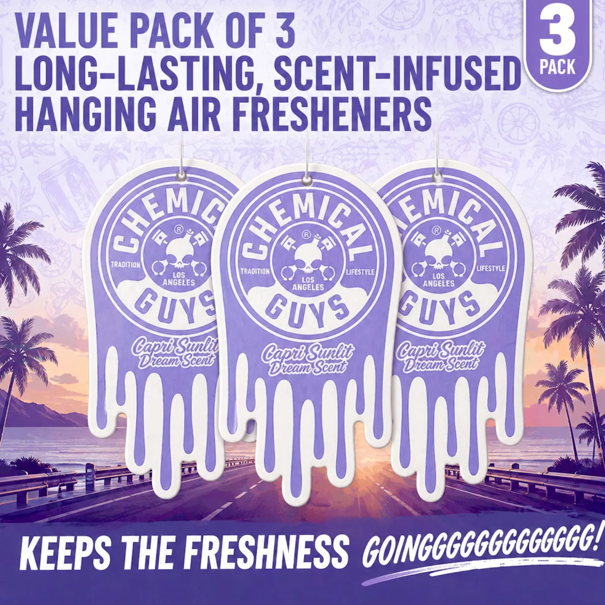 Capri Sunlit Dream Hanging Air Freshener