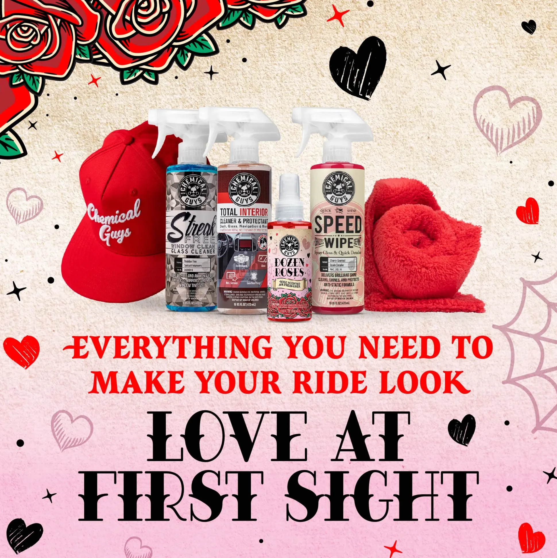 Dozen Roses Clean & Maintain Gift Kit