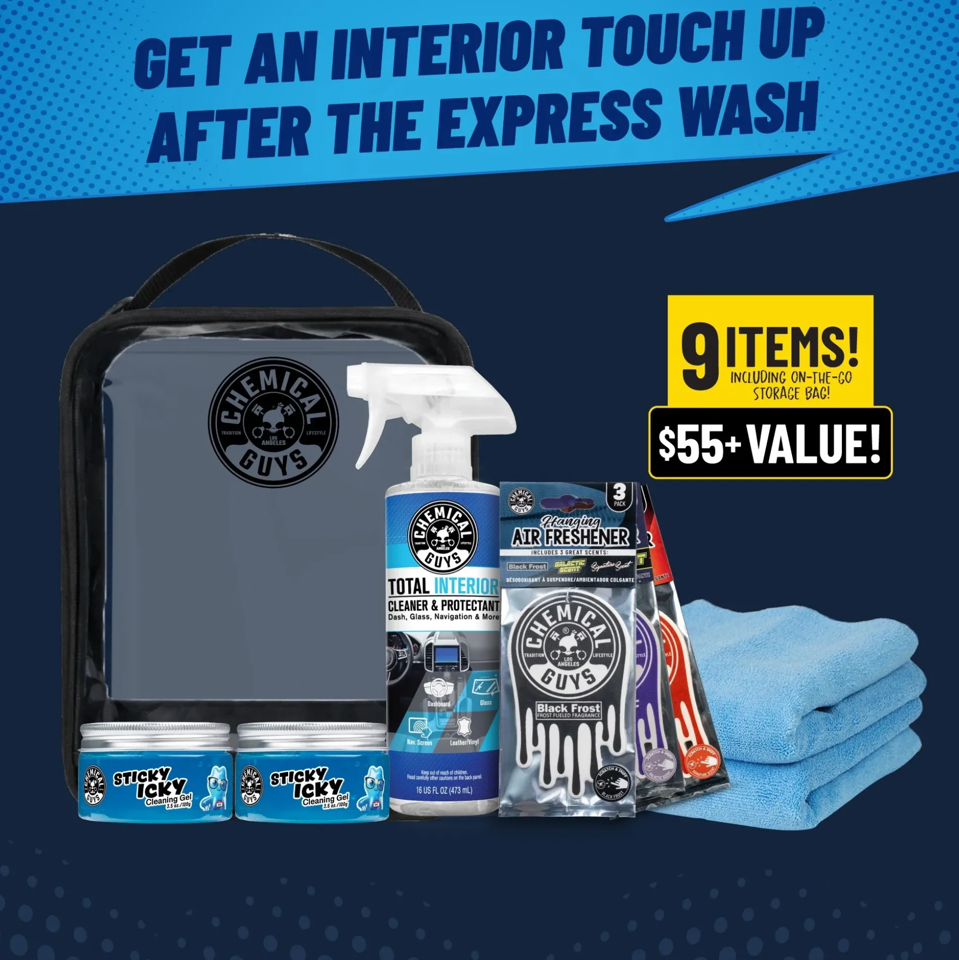 Express Interior Clean & Protect Car Care Kit