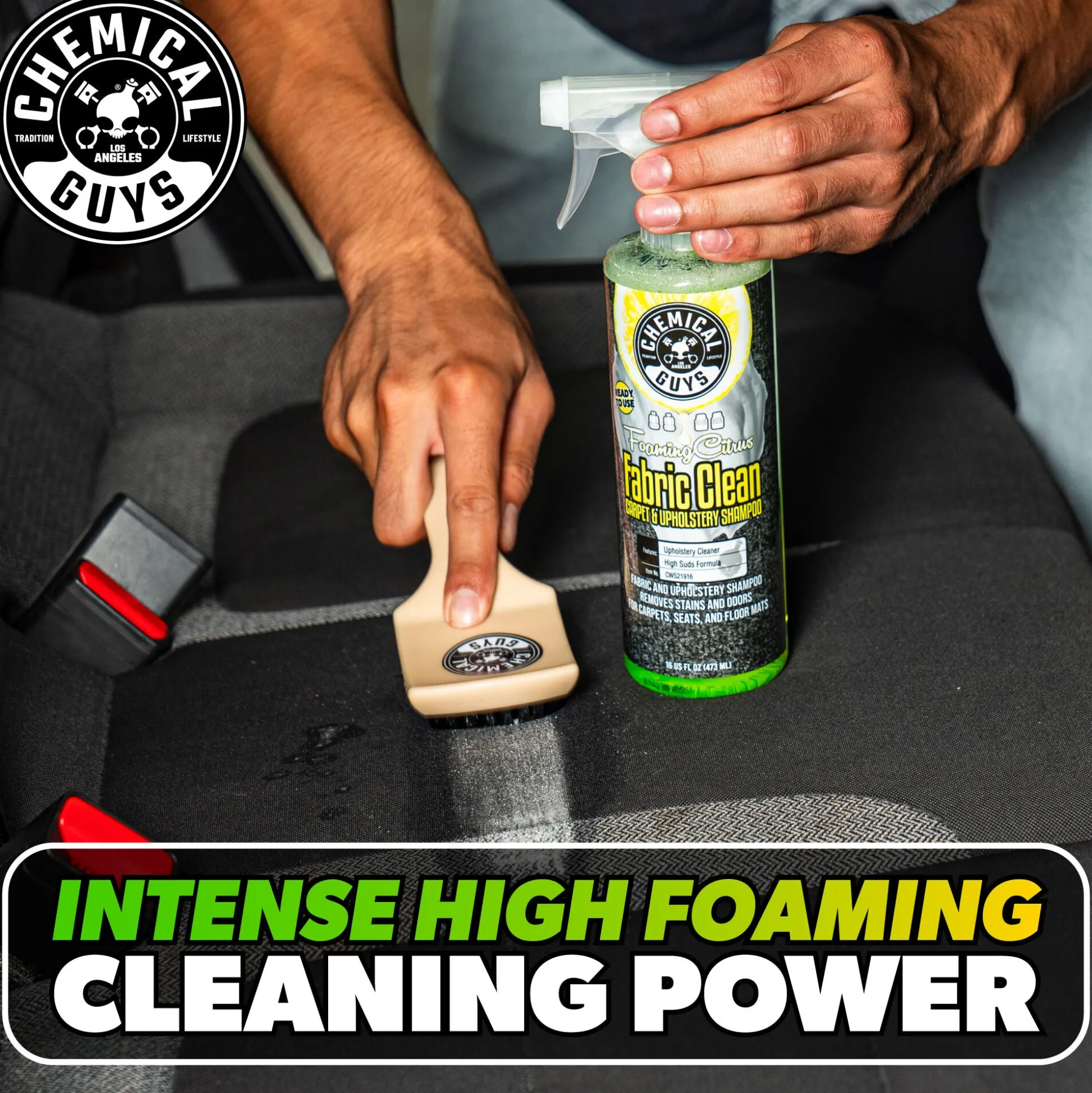 Foaming Citrus Fabric Clean Carpet & Upholstery Shampoo