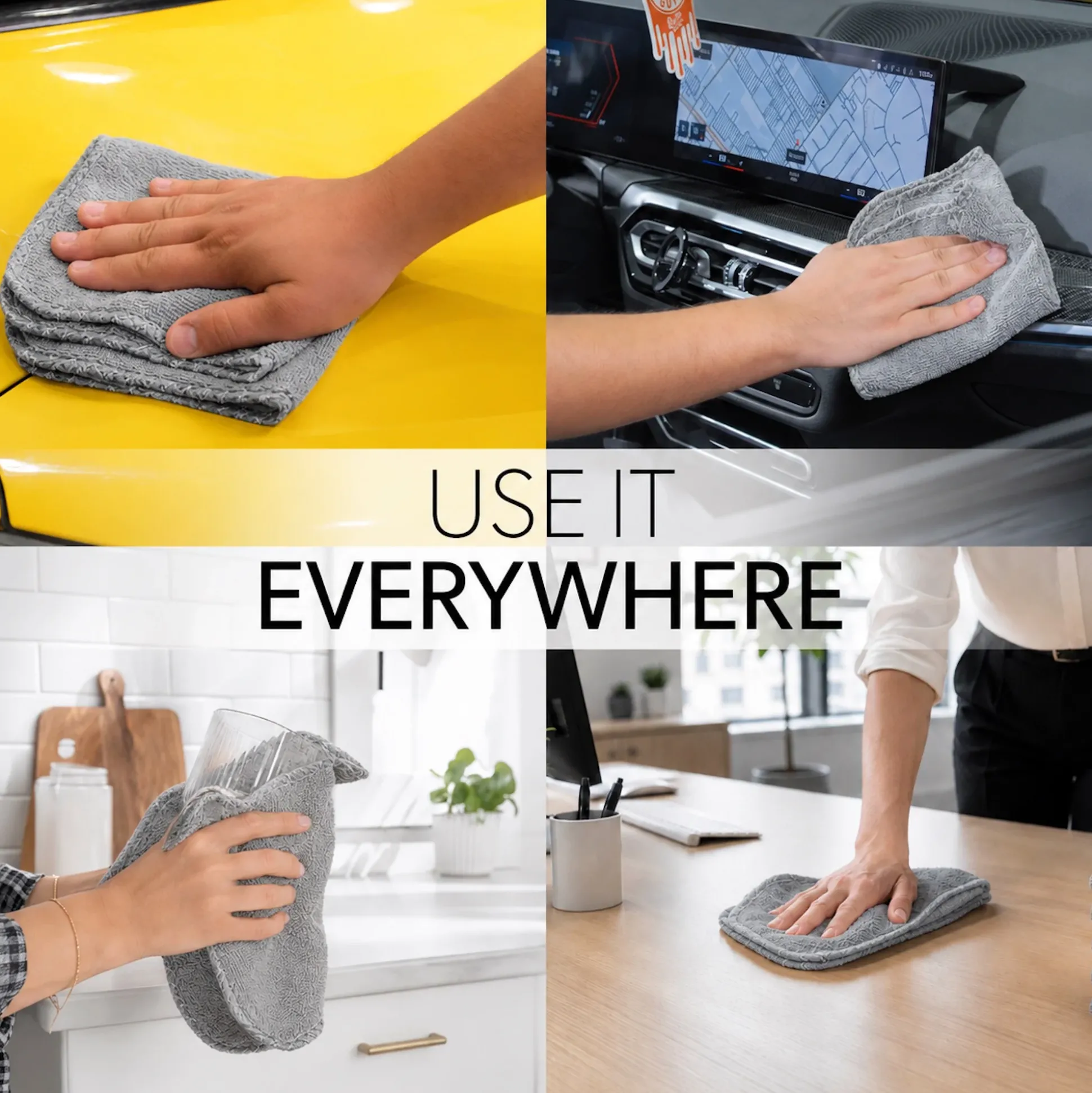 Gray AllSwipe Multi-Purpose Microfiber Towels