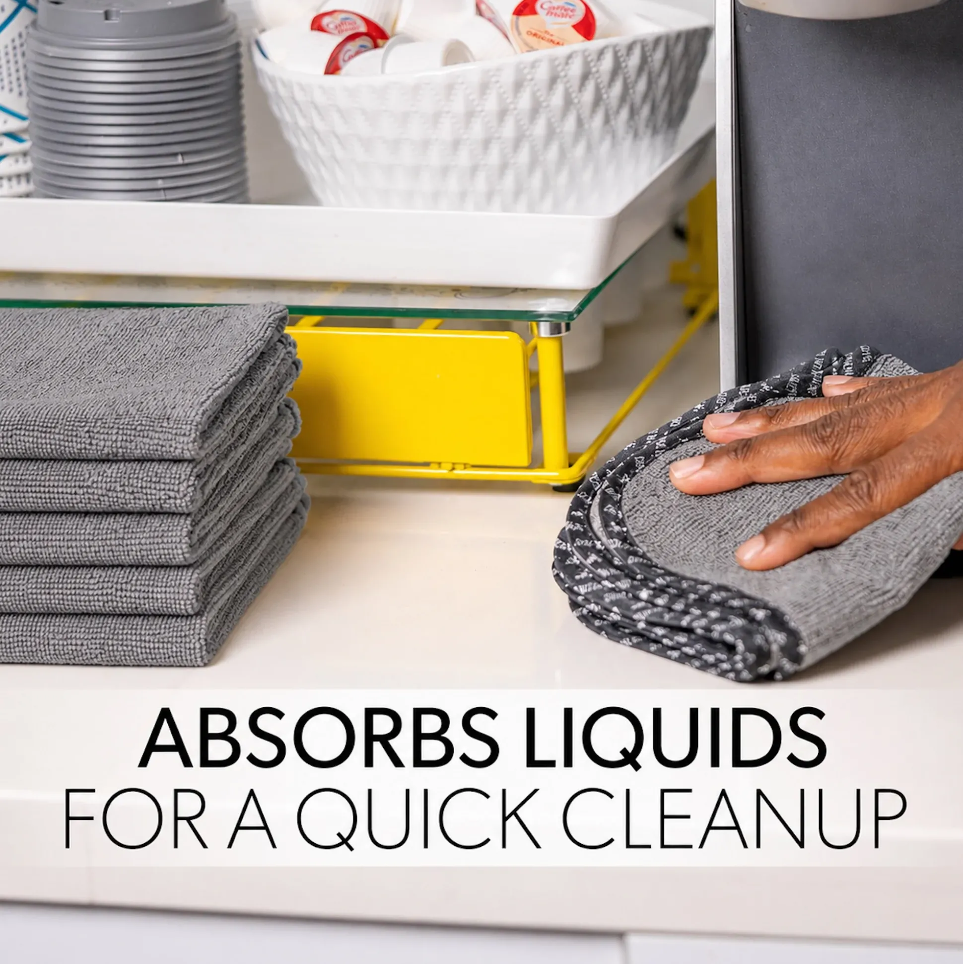 Gray AllSwipe Multi-Purpose Microfiber Towels