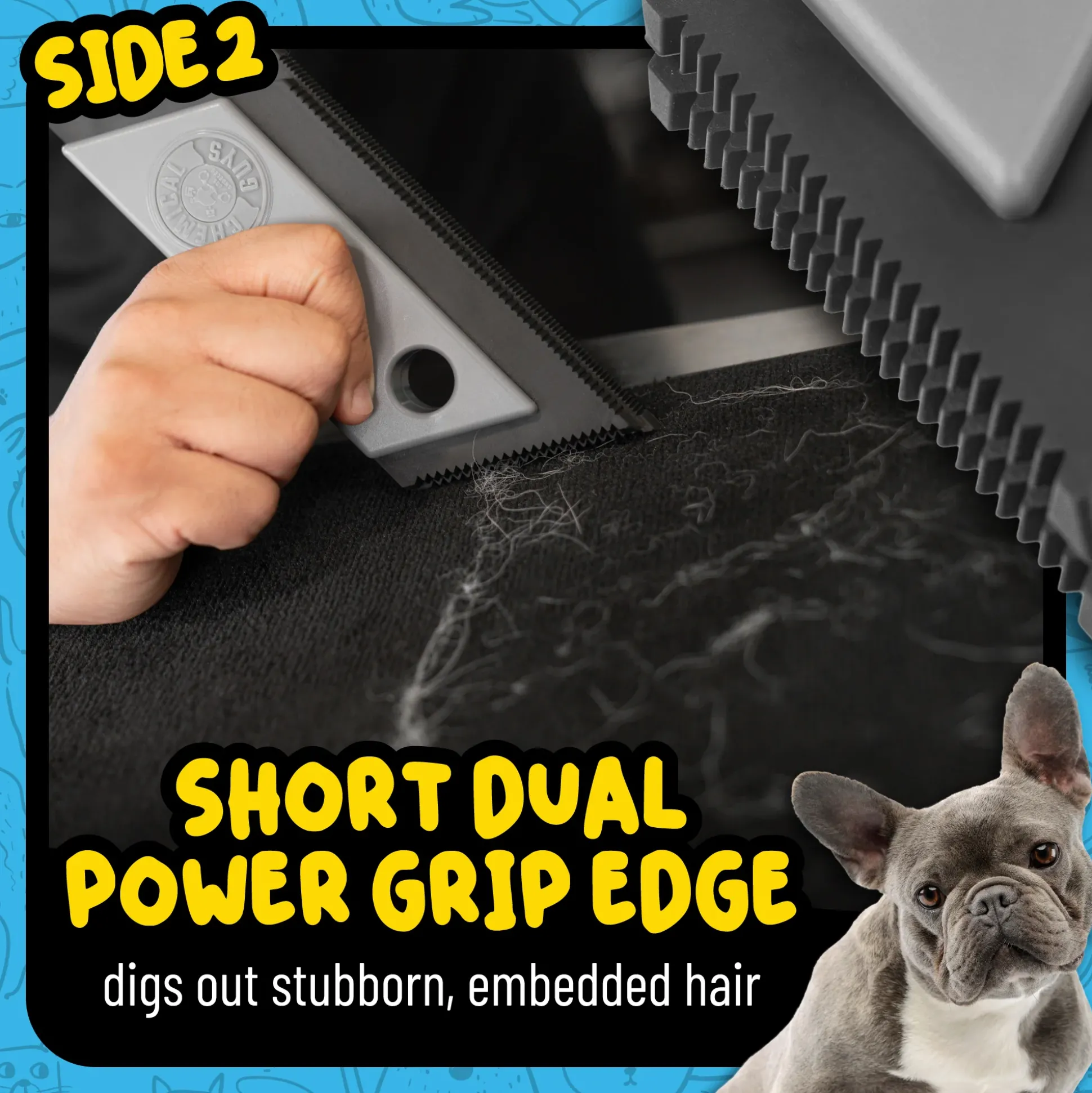 Grubbie Edge Pet Hair Removal Tool