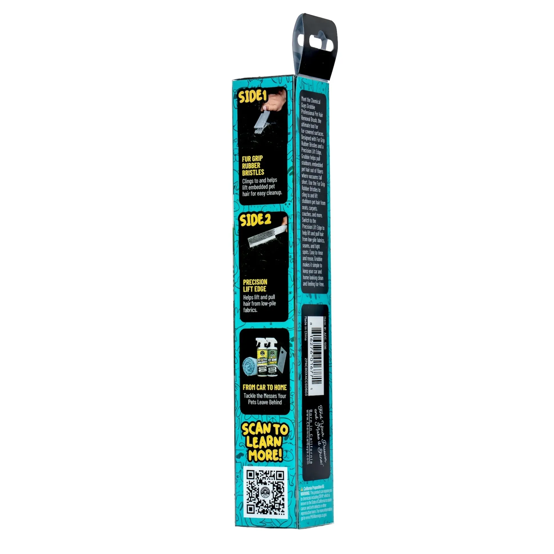 Grubbie Professional Grade Pet Hair Removal Brush
