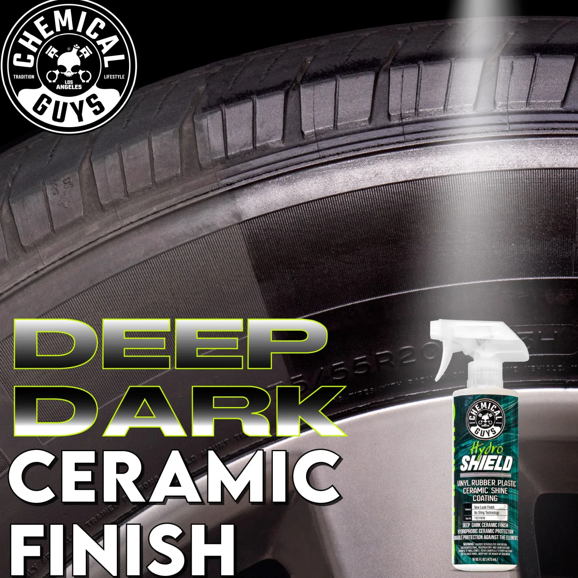 HydroShield Vinyl, Rubber, Plastic Ceramic Shine Coating