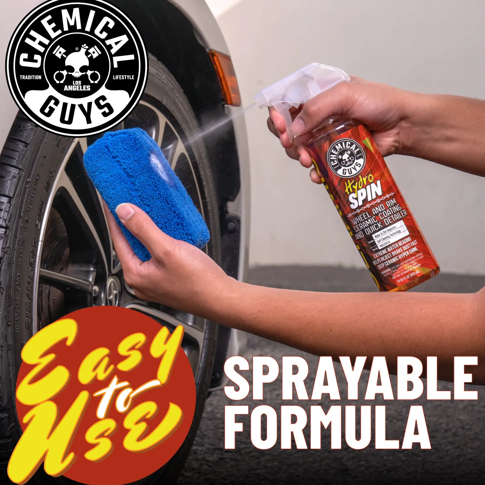 HydroSpin Wheel and Rim Ceramic Coating and Quick Detailer
