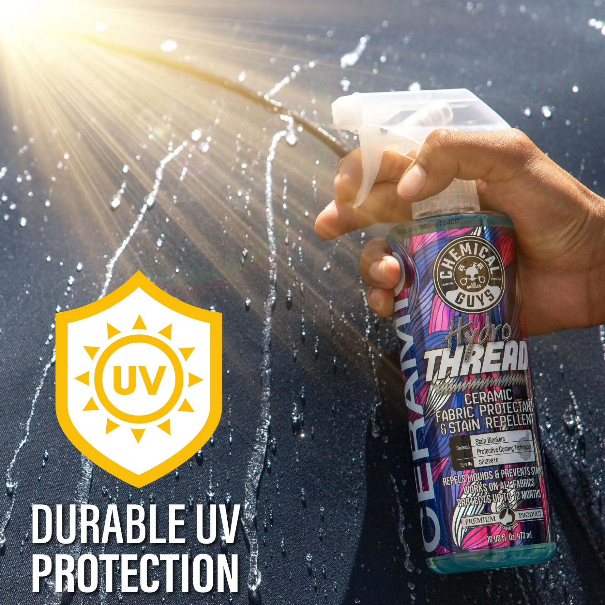 HydroThread Ceramic Fabric Protectant & Stain Repellent