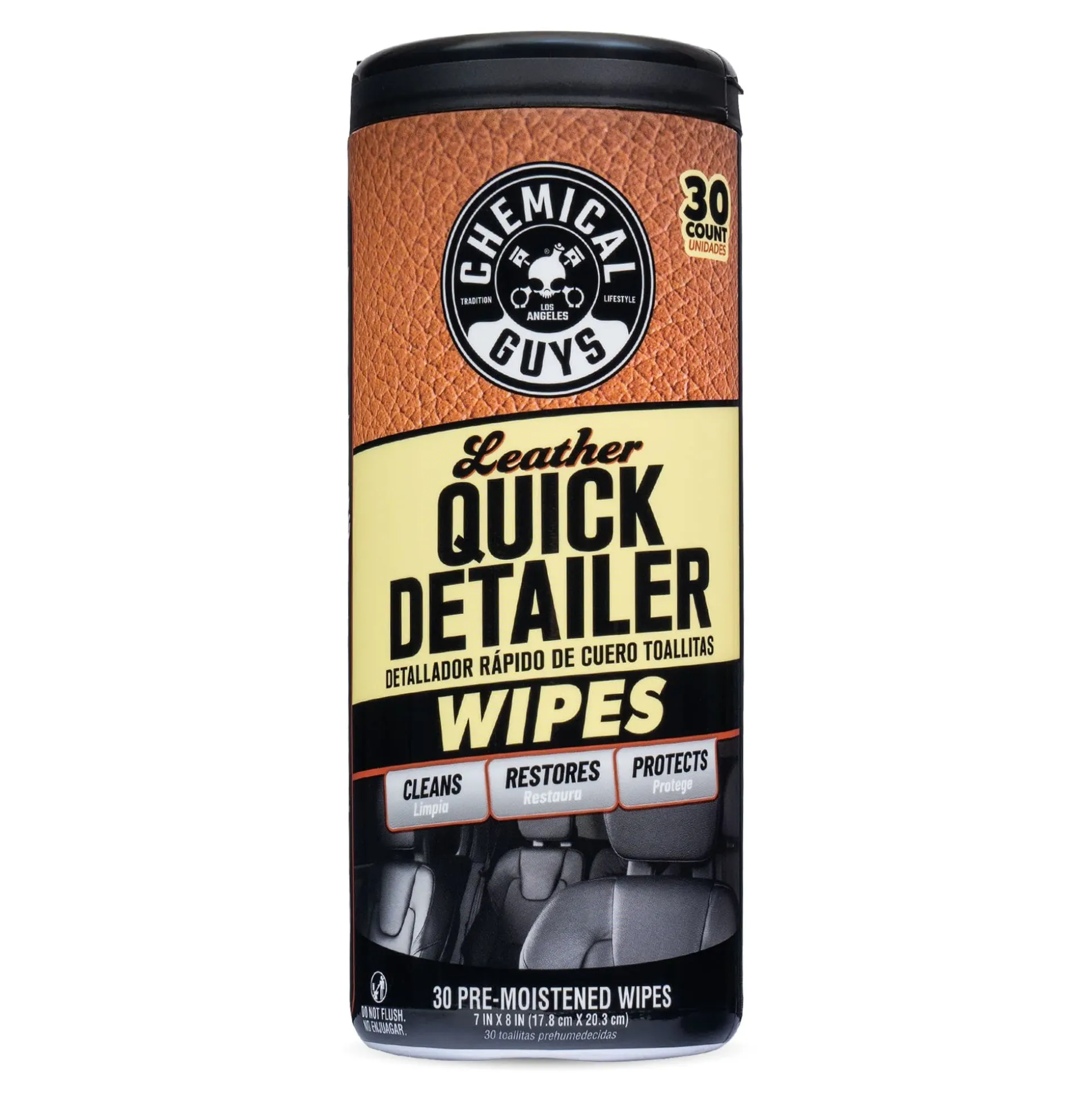 Leather Quick Detailer Canister Wipes