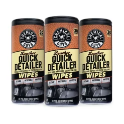 Leather Quick Detailer Wipes 3-Pack Kit