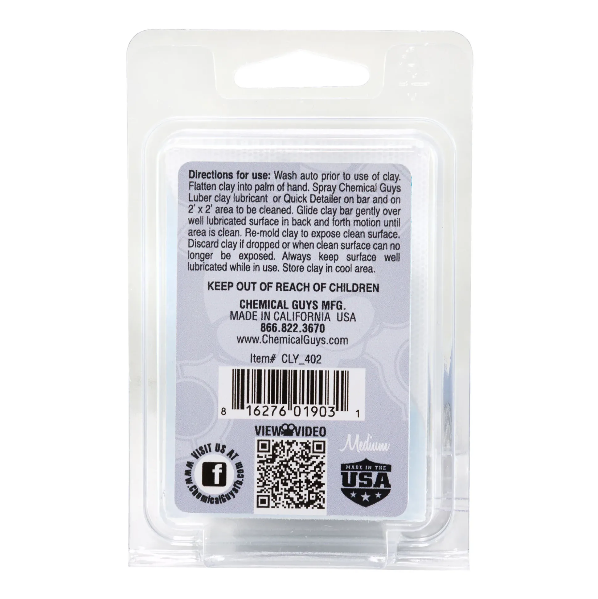 Medium Duty Clay Bar