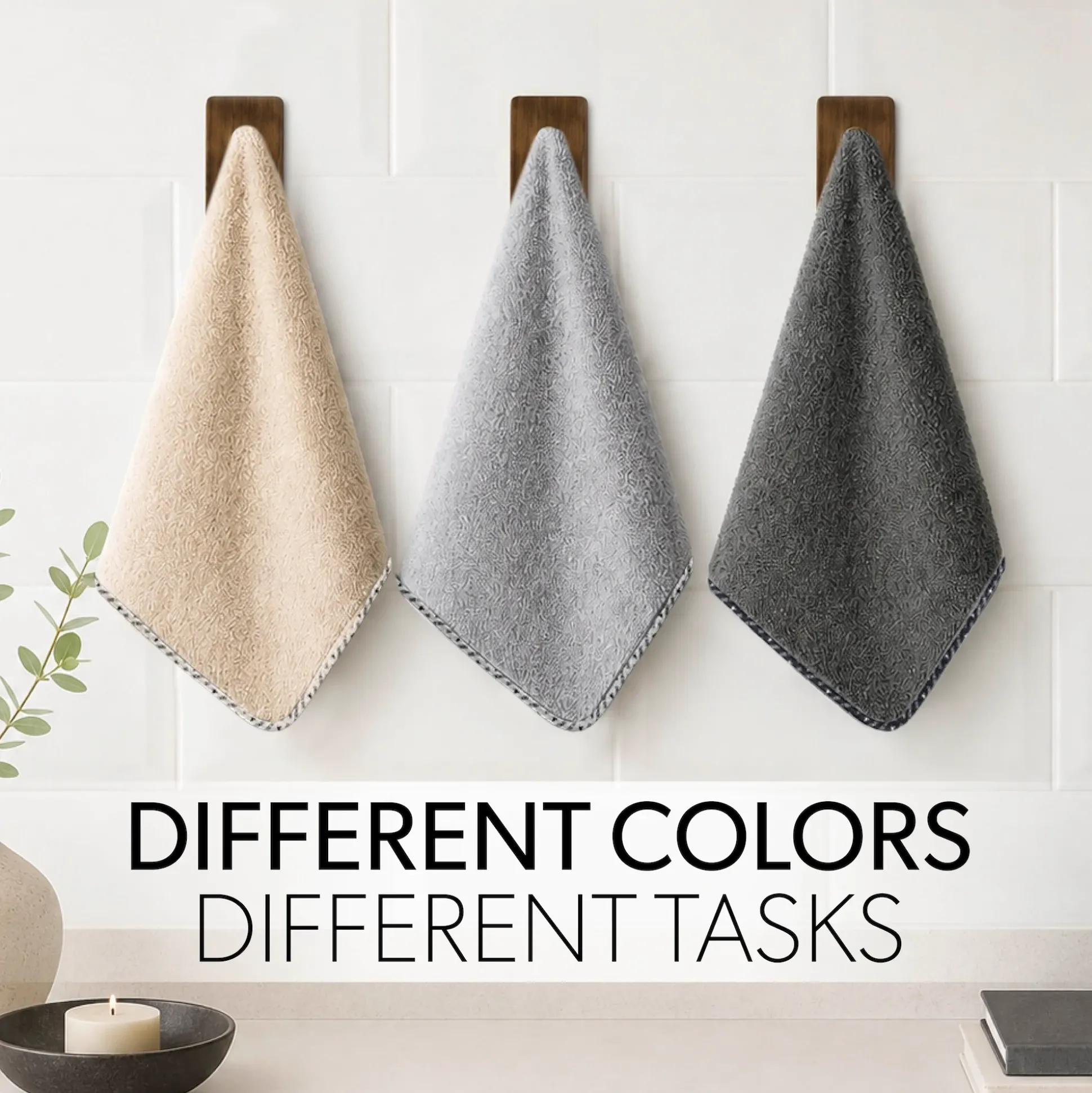 Multi-Colored AllSwipe Multi-Purpose Microfiber Towels