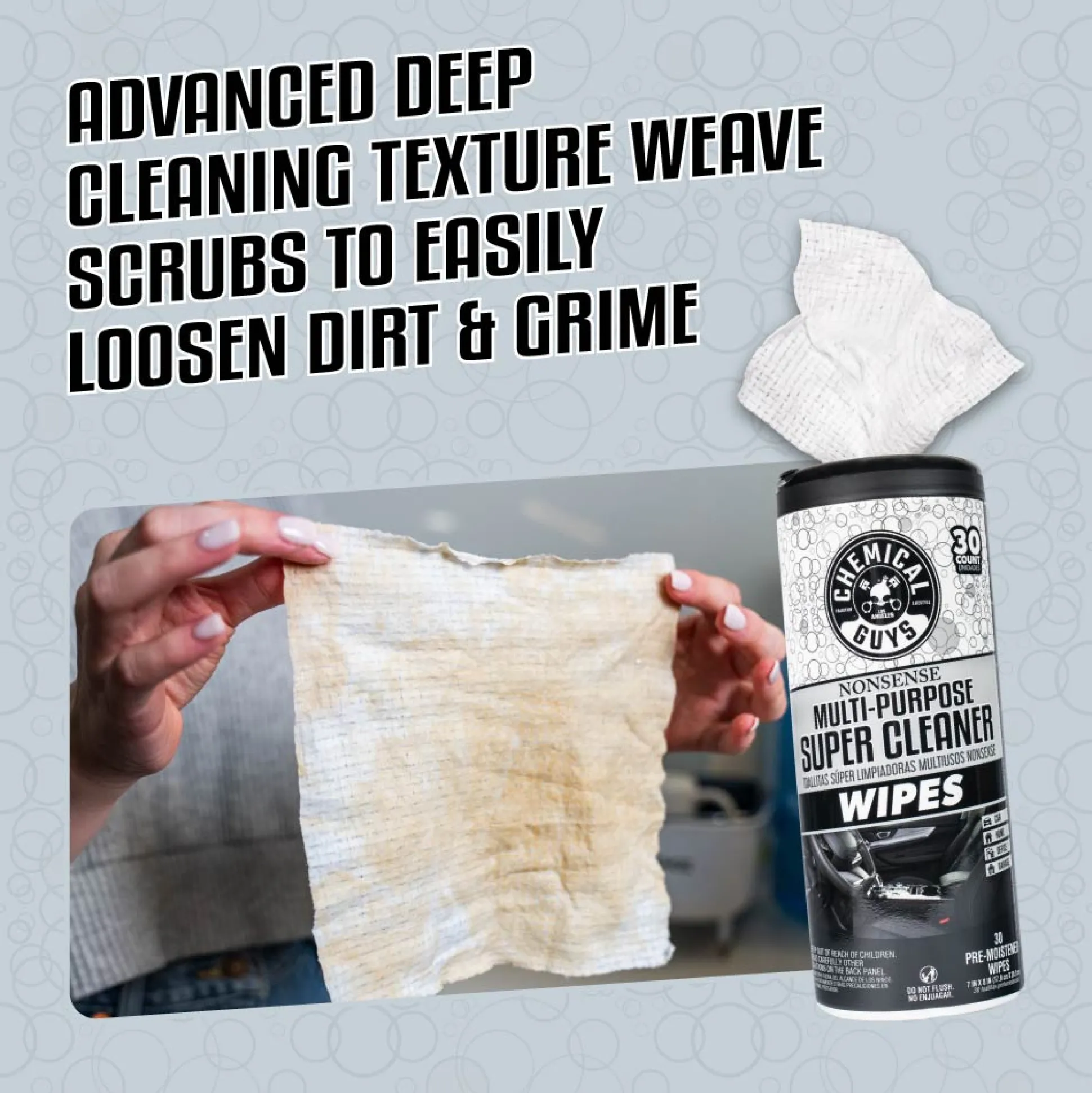 Nonsense Multi-Purpose Super Cleaner Canister Wipes