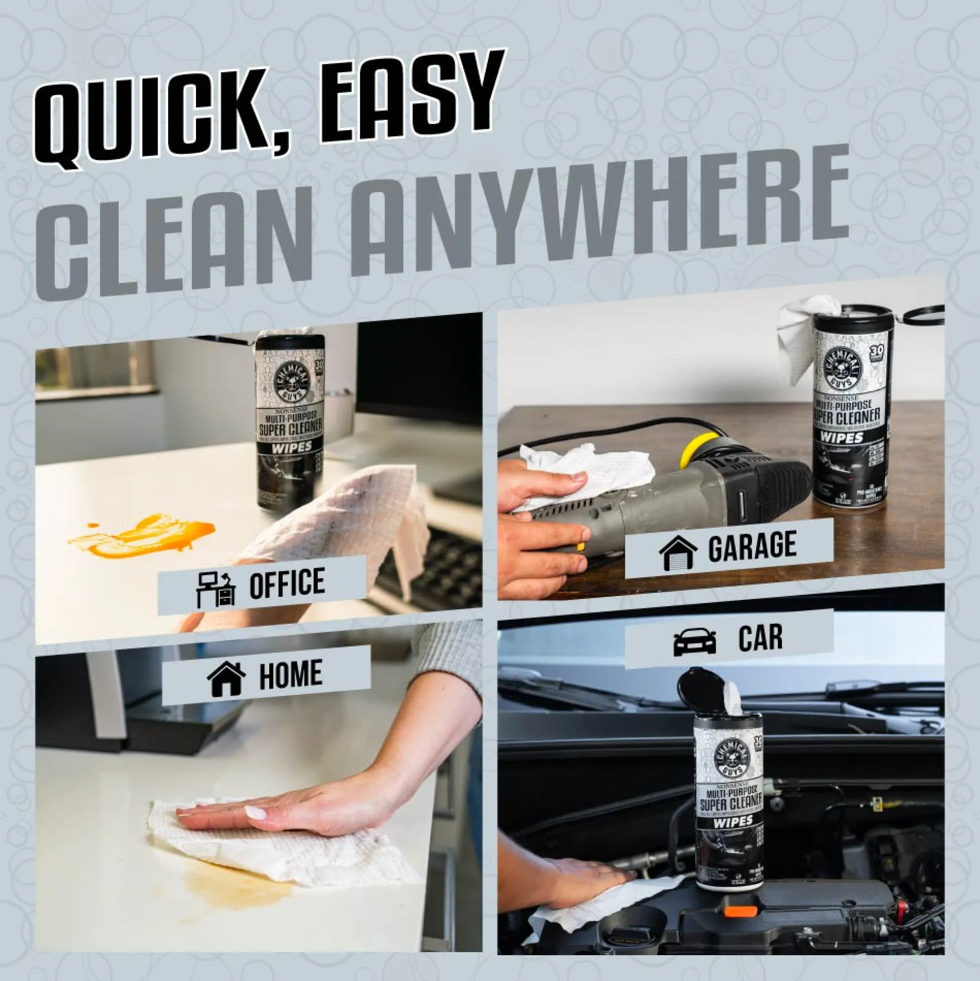 Nonsense Multi-Purpose Super Cleaner Canister Wipes