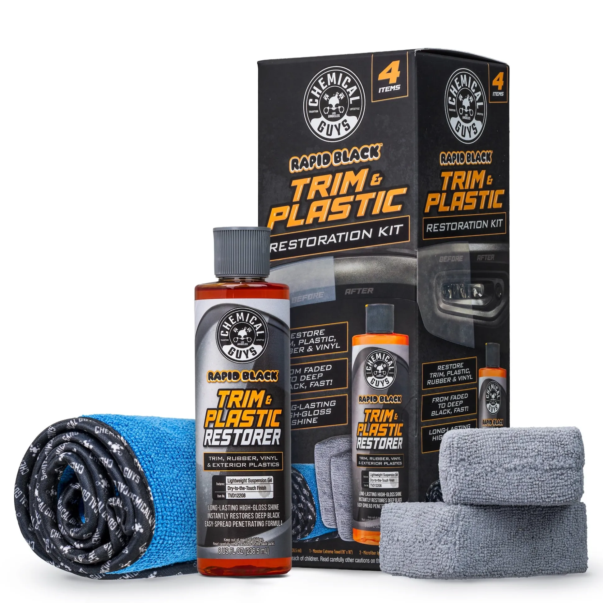 Rapid Black Trim & Plastic Restoration Kit