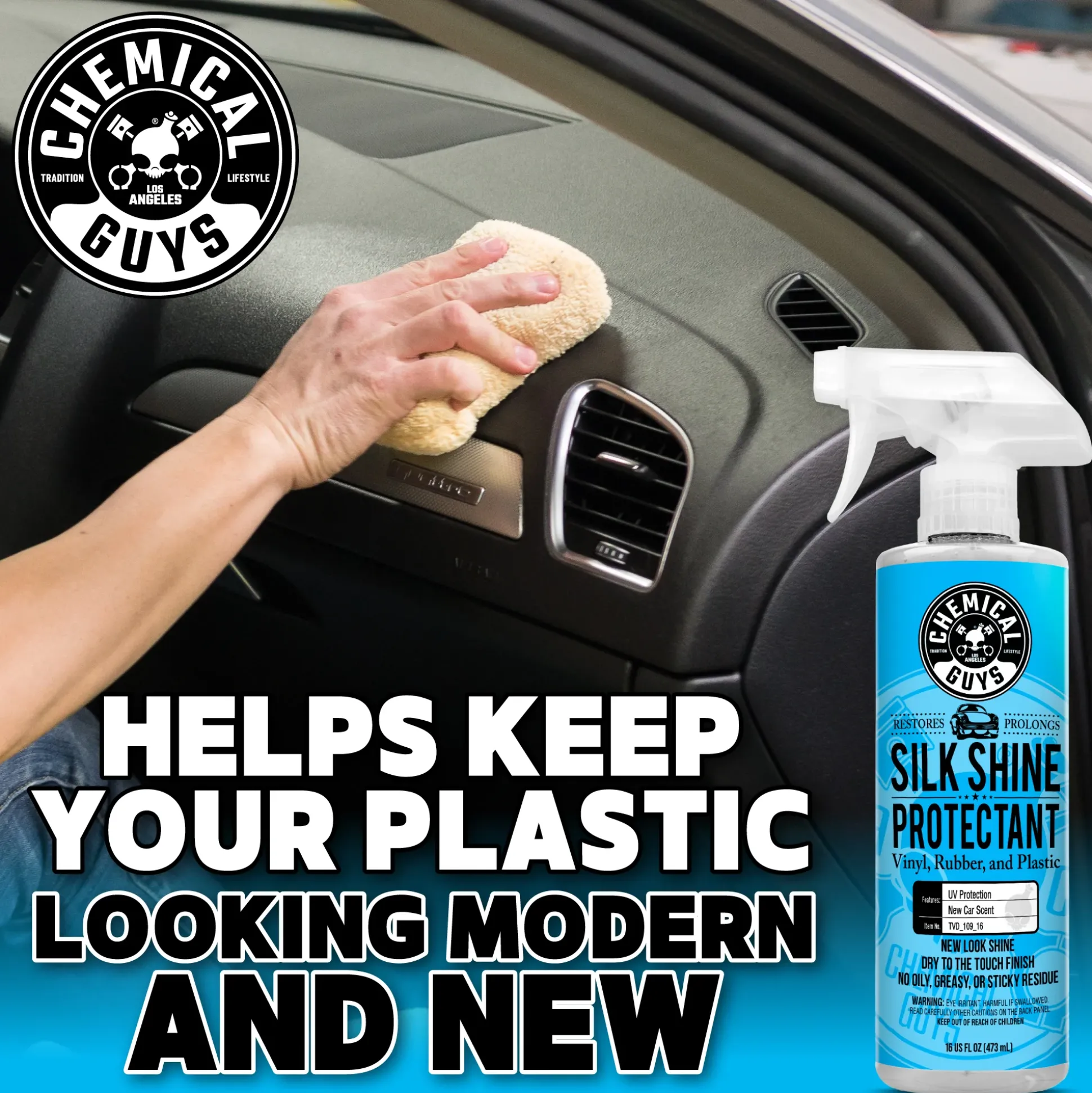 Silk Shine Protectant Vinyl, Rubber, and Plastic
