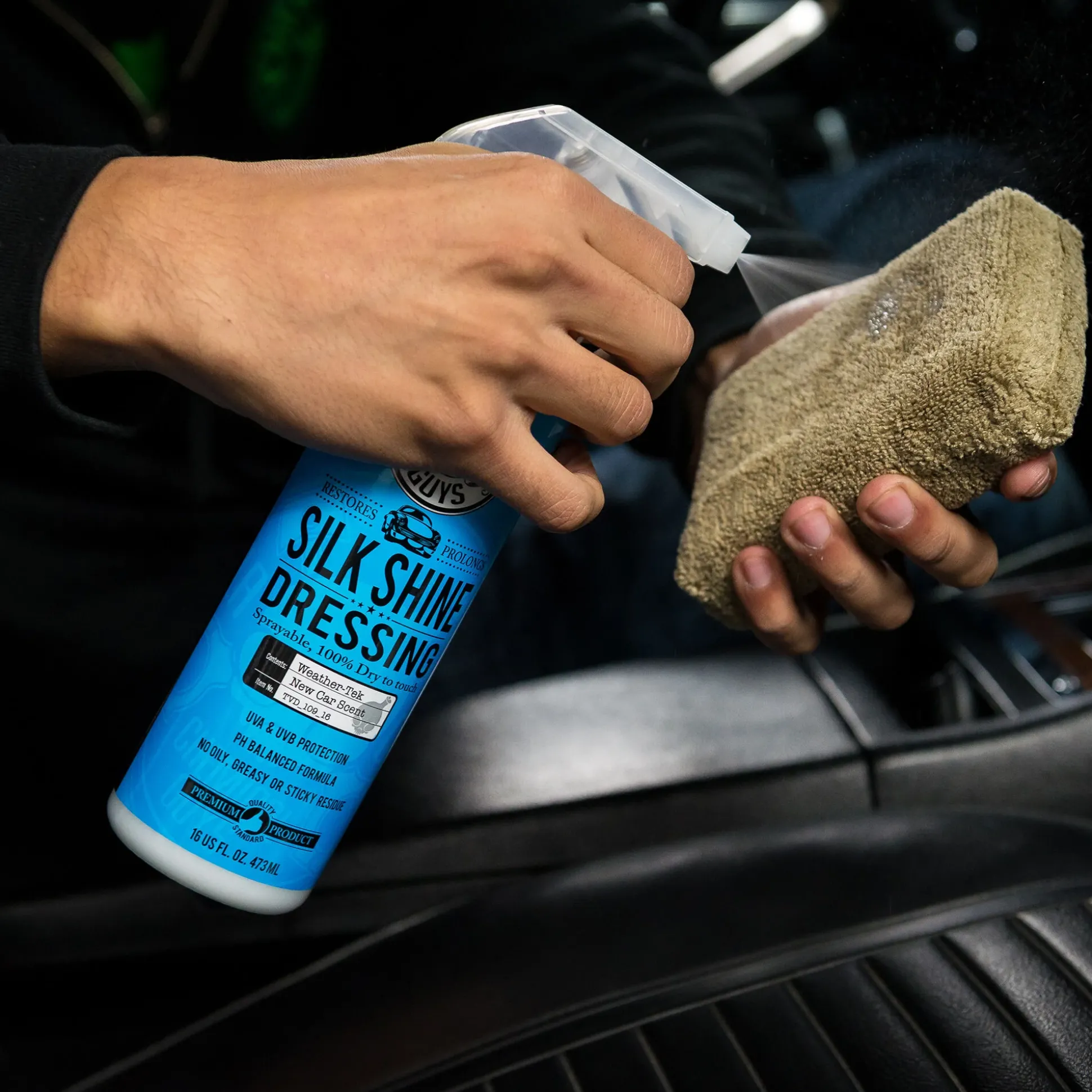 Silk Shine Protectant Vinyl, Rubber, and Plastic