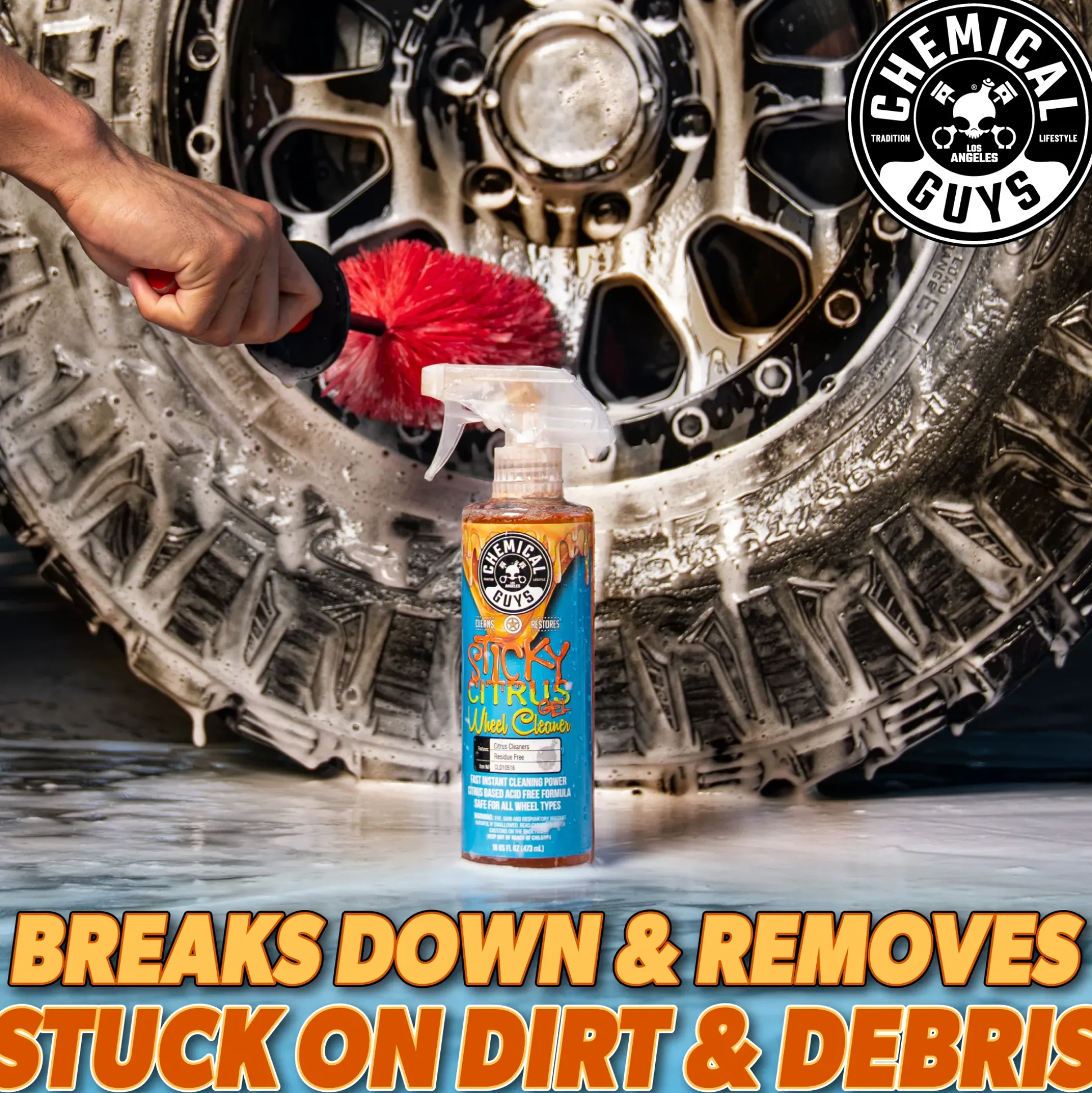 Sticky Citrus Wheel Cleaner Gel