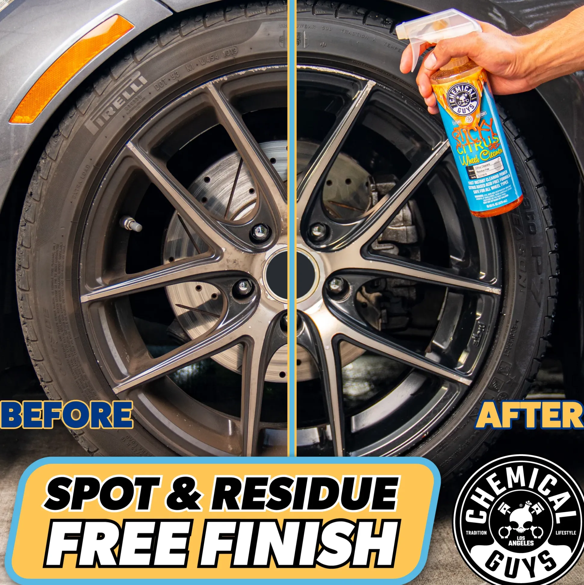 Sticky Citrus Wheel Cleaner Gel