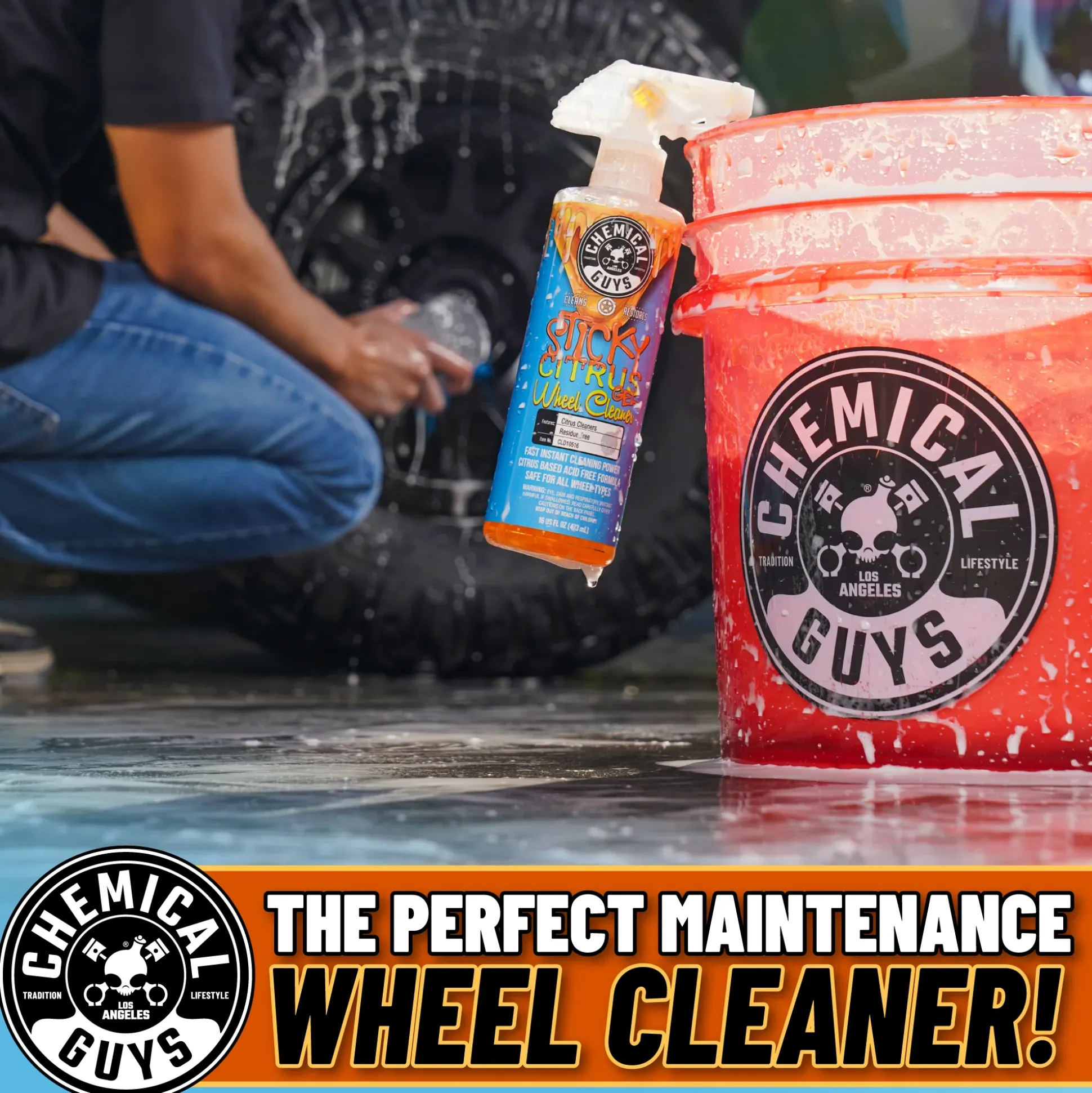 Sticky Citrus Wheel Cleaner Gel
