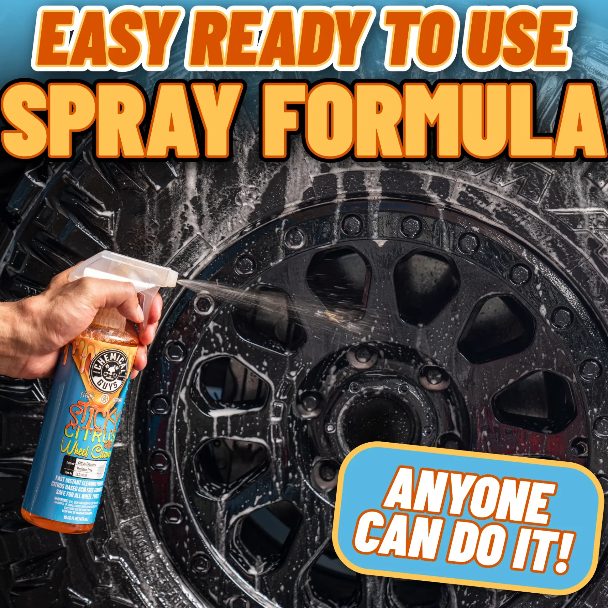 Sticky Citrus Wheel Cleaner Gel