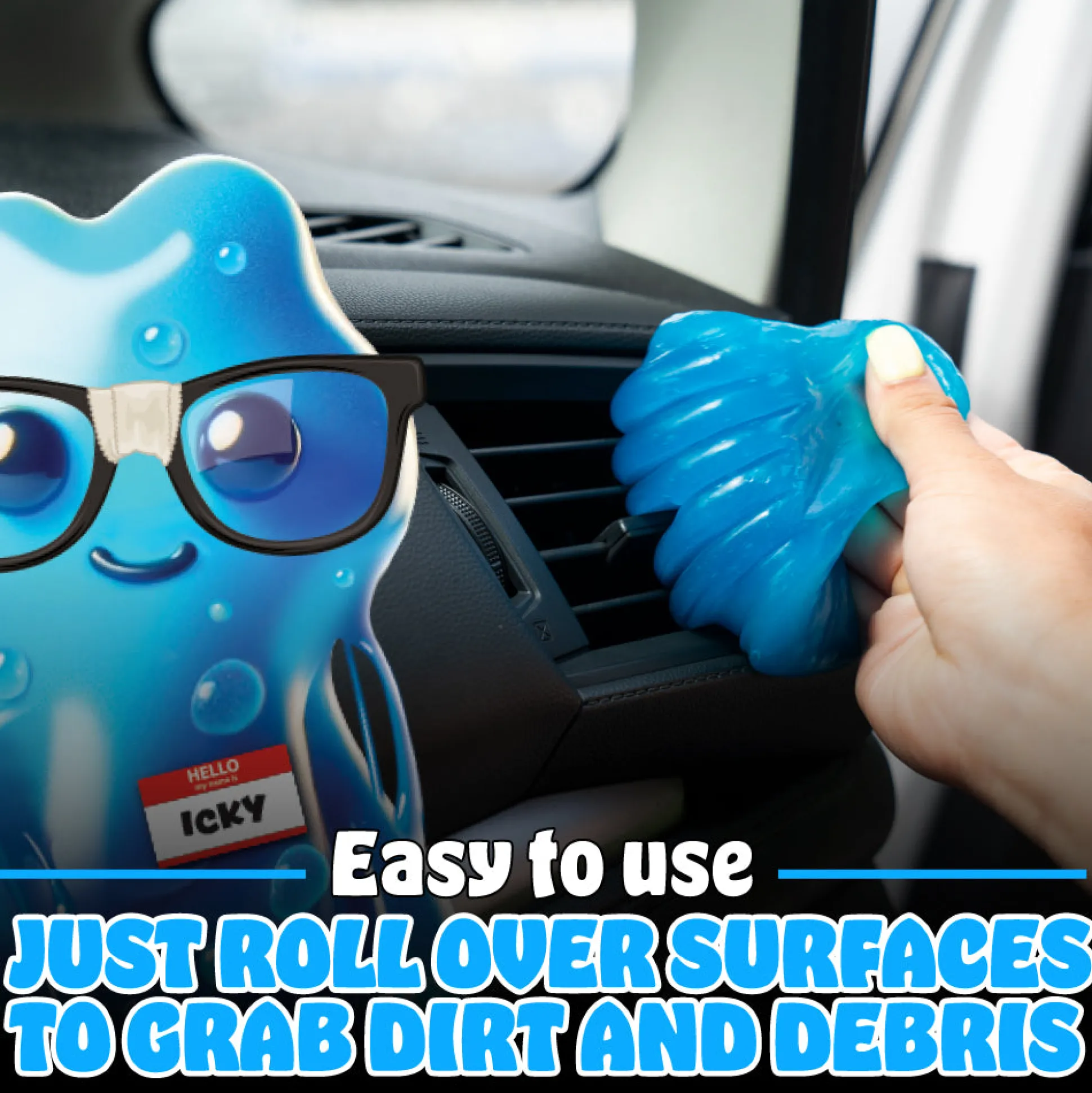 Sticky Icky Car Cleaning Gel 4-Pack