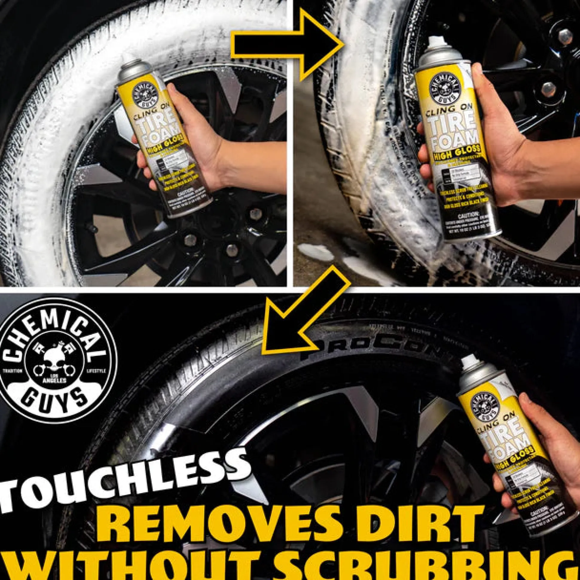 The Diablo Wheel Cleaning & Tire Foaming Shine Kit
