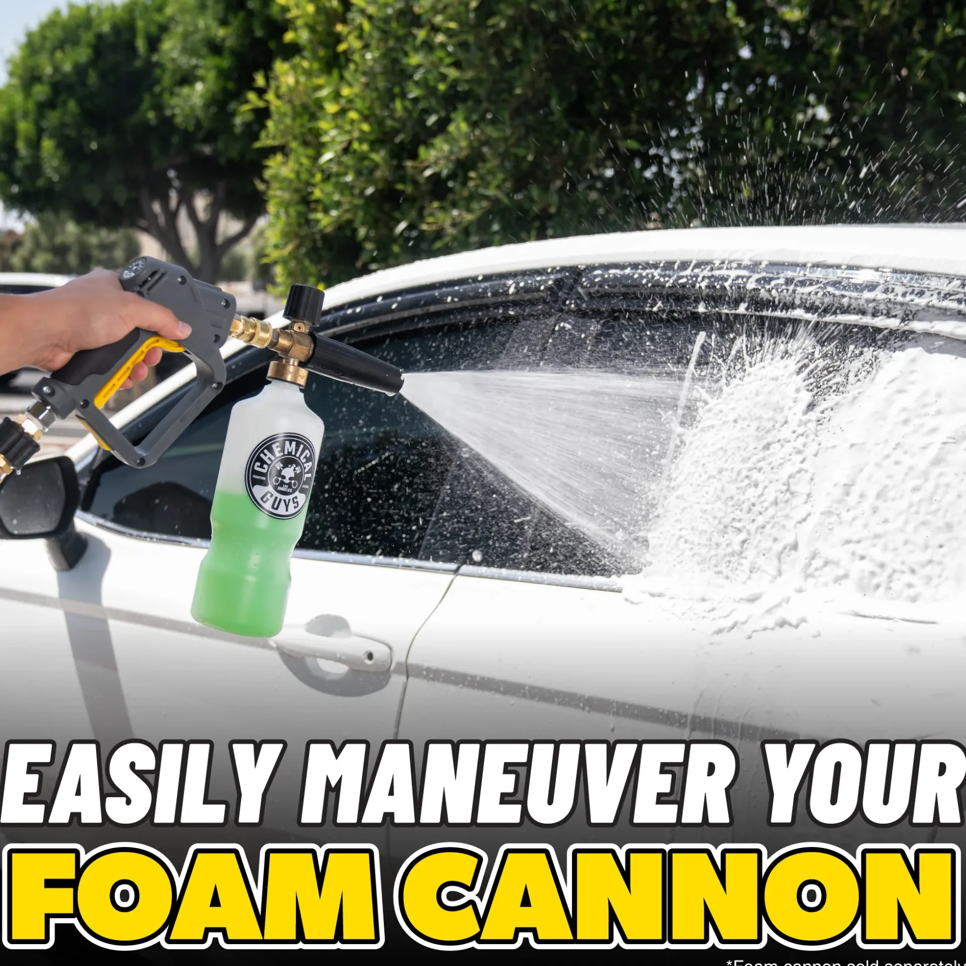 TORQ Snubby Pressure Washer Gun - Foam Cannon Attachment