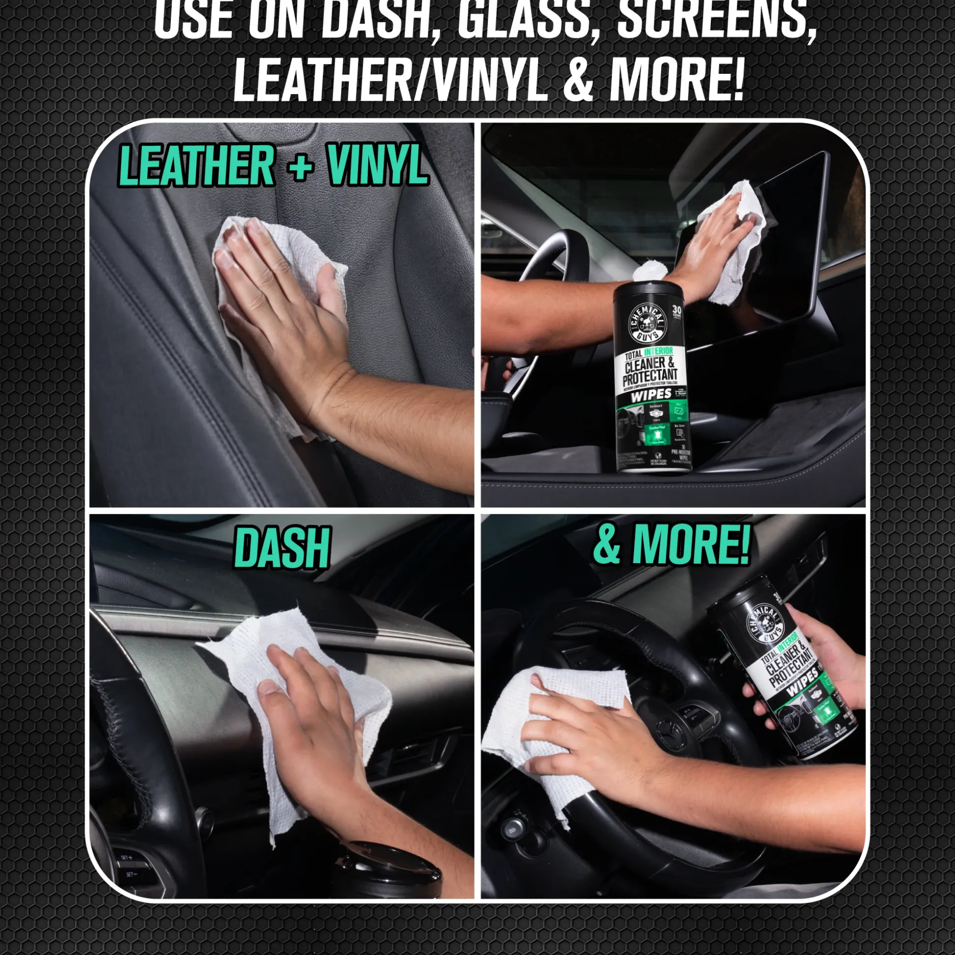 Total Interior Wipes 3-Pack Kit