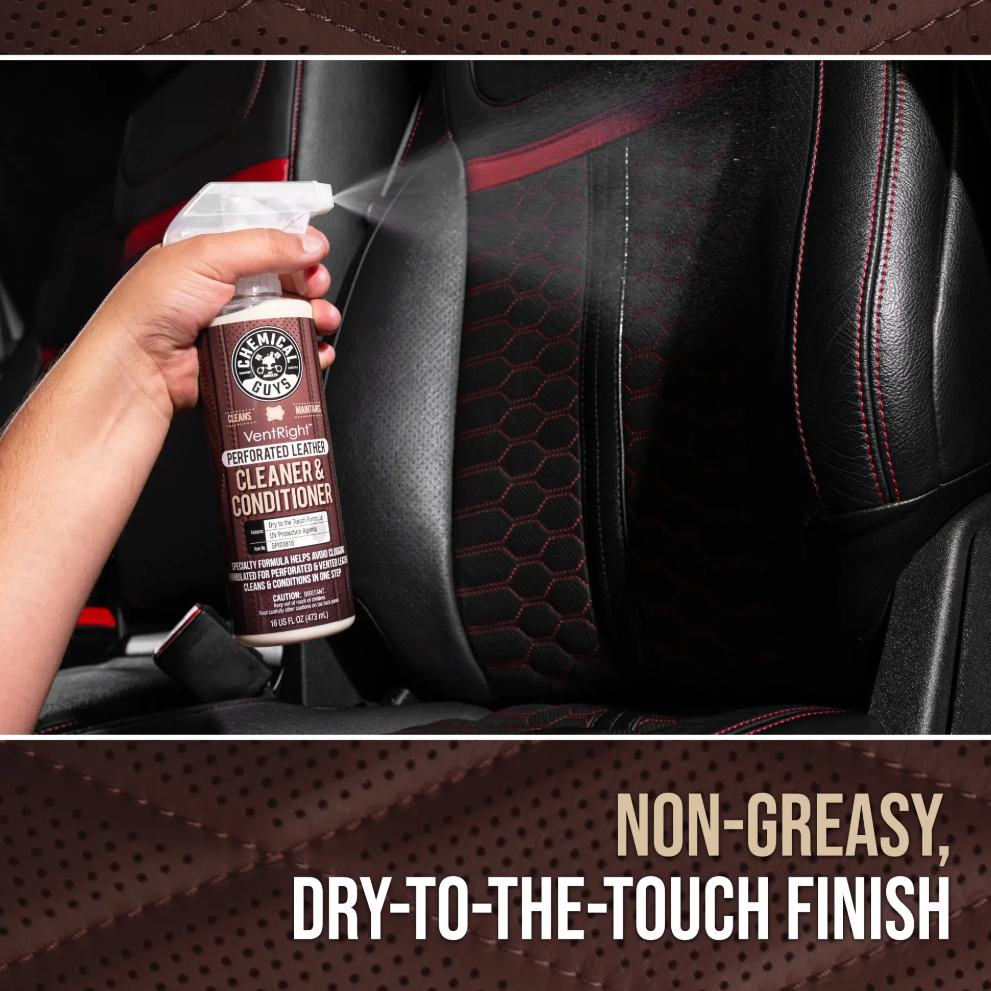 VentRight Perforated Leather Cleaner