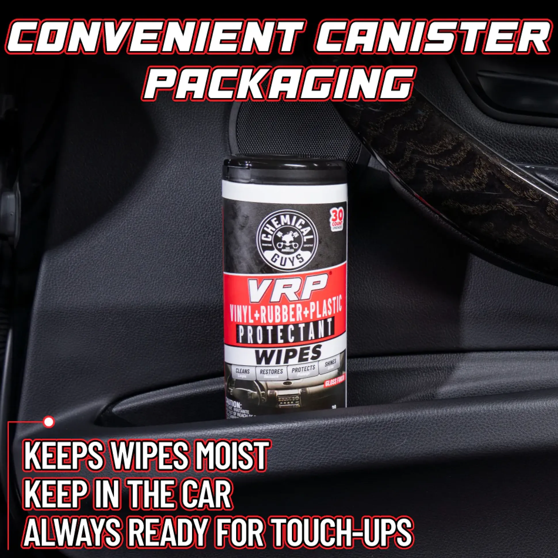 VRP Trim Protectant Canister Wipes