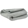 Waffle Weave Gray Matter Microfiber Drying Towel