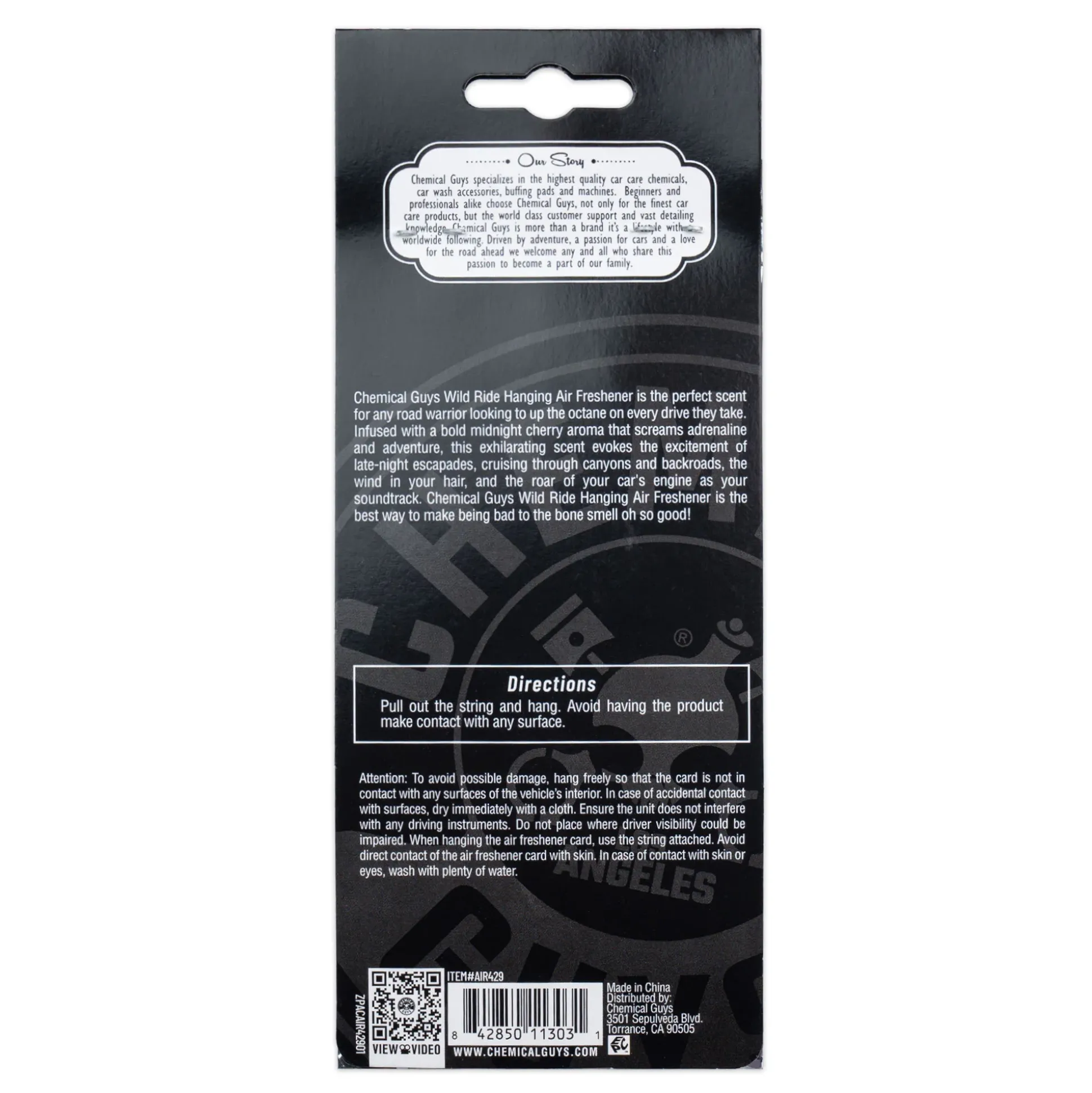 Wild Ride Hanging Air Freshener